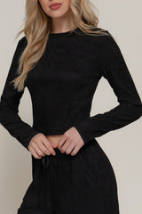 KATE - KNIT CRINKLE TOP