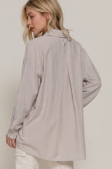 STRIPE OVERSIZE SHIRT
