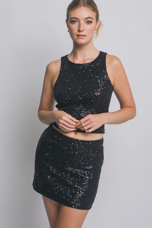 MILLIE - SEQUIN SKIRT