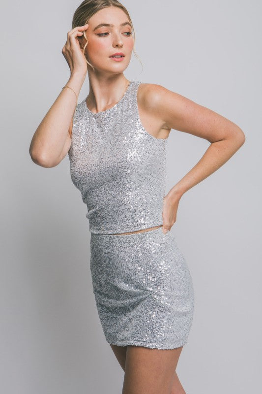 MILLIE - SEQUIN SKIRT