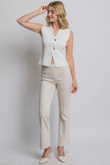 GOLD BUTTON VEST