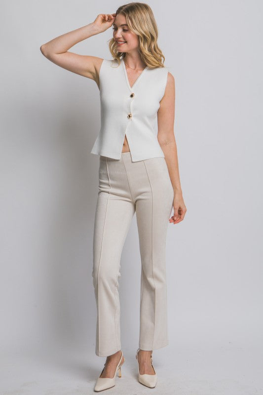 GOLD BUTTON VEST