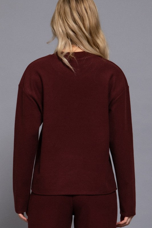 CHELSEA - SOFT CREW KNIT SWEATER