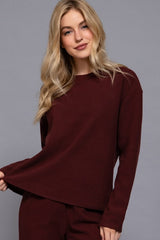 CHELSEA - SOFT CREW KNIT SWEATER
