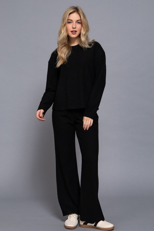 CHELSEA - SOFT CREW KNIT SWEATER