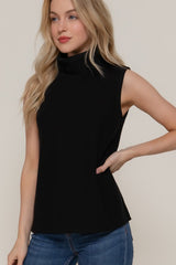 SLEEVELESS TNECK SWEATER