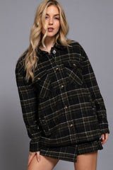 ALINA - PLAID SHACKET
