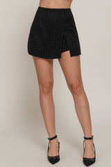 JAX - STRETCH TWEED MINI SKIRT