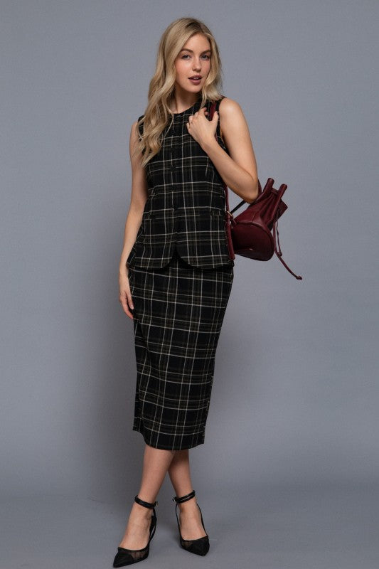 CHARLY - PLAIN LONGLINE VEST