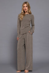 WEEKEND - TEXTURED PULL ON PANTS