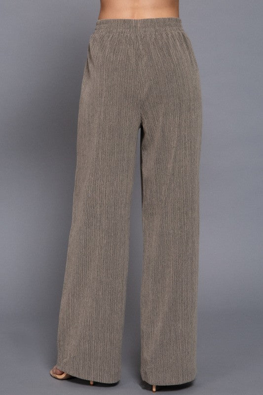 WEEKEND - TEXTURED PULL ON PANTS