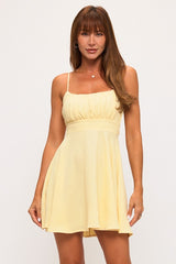 MILA - TIE BACK SHORT DRESS