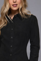 FAUX SUEDE SHIRT