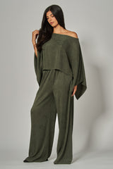 PLISSE - KIMONO TOP