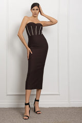 CARESSA - TUBE STONE DRESS