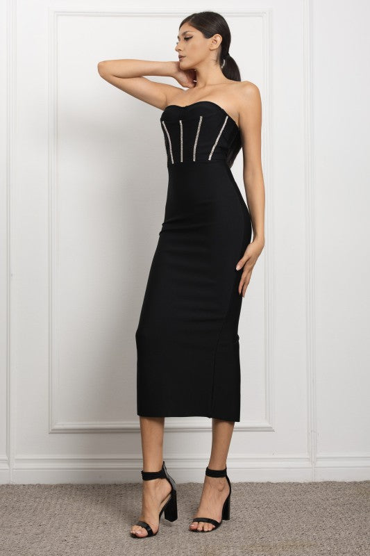 CARESSA - TUBE STONE DRESS