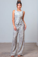 LAVENDER FIELD - PRINT VEST