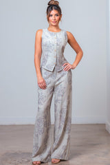 LAVENDER FIELD - PRINT VEST