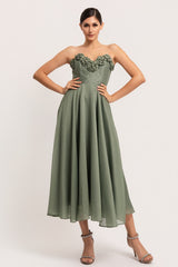 ROSES - TUBE FIT AND FLARE DRESS