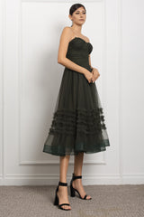 AUDREY - TULLE CORSETTE DRESS
