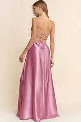 MELIA - TIE BACK CORSETTE GOWN