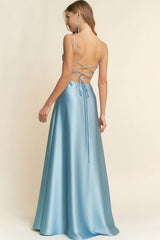 MELIA - TIE BACK CORSETTE GOWN