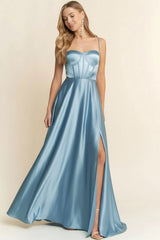 MELIA - TIE BACK CORSETTE GOWN