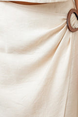 ELISSE -WRAP MIDI SKIRT