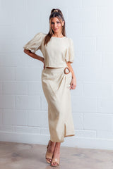 ELISSE - PUFF SLEEVE TOP