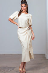 ELISSE - PUFF SLEEVE TOP