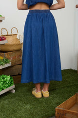 BLUIVY - DENIM MAXI SKIRT
