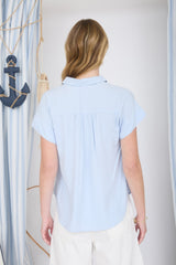 SHORT SLEEVE BUTTON UP SHIRT