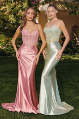 GIULIA - SATIN LACE CORSETTE DRESS *SPECIAL ORDER