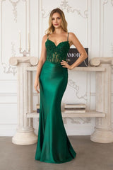 GIULIA - SATIN LACE CORSETTE DRESS *SPECIAL ORDER