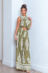 RODEO - BOHO PRINT WIDE PANT