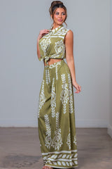 RODEO - BOHO PRINT WIDE PANT