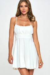 MILA - TIE BACK SHORT DRESS