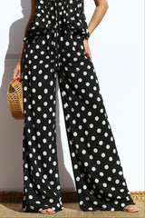 DOT - CHIFFON WIDE PANT