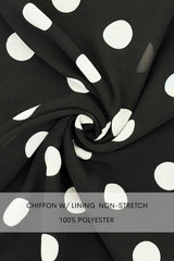 DOT - CHIFFON TIE TOP