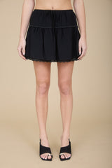 ENVY - LACE TRIM SKIRT