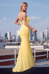 CLASS ACT - STRAPLESS GOWN