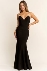 BLACKTIE - PEARL STRAP GOWN