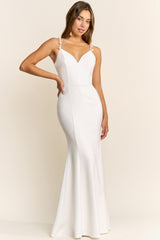 BLACKTIE - PEARL STRAP GOWN