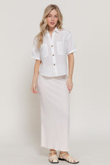 SHORT SLEEVE POCKET SHIRT