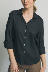 LINEN BUTTON DOWN SHIRT