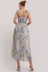 FLORA - CORSETTE FLORAL DRESS