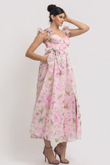 FLORA - CORSETTE FLORAL DRESS