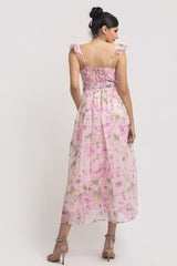 FLORA - CORSETTE FLORAL DRESS