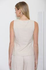 HANA - LINEN VEST