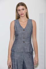 HANA - LINEN VEST
